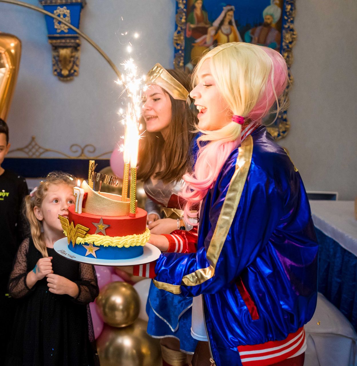 Торт на детском дне рождения в Запорожье