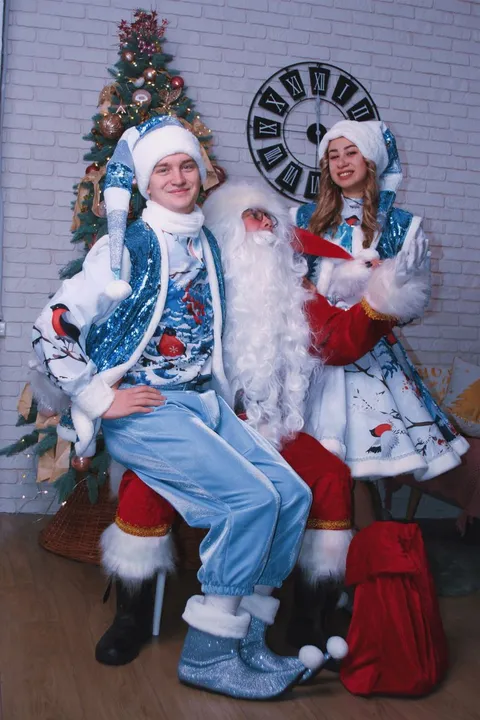 Санта клаус на свято в Запоріжжі